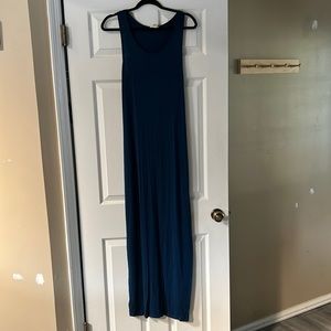 Deep Teal Racerback Maxi Dress